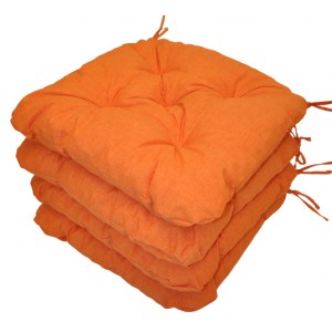 Sedák UNI Maxi barva oranžový melír - set 4 kusy